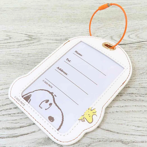Peanuts Snoopy Travel Luggage Name Tag - Snoopy & Woodstock