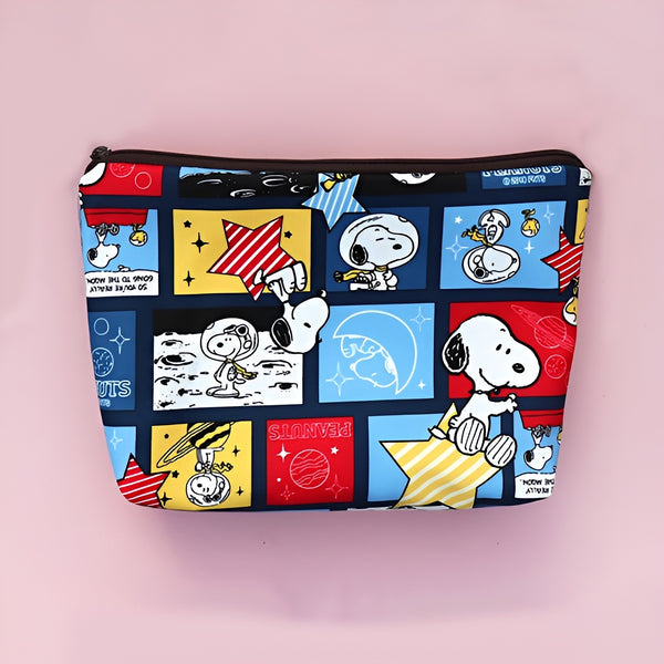 Peanuts Snoopy Travel Pouch - Discovering The Universe