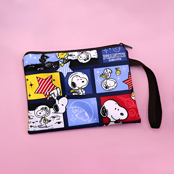 Peanuts Snoopy Travel Pouch - Discovering The Universe