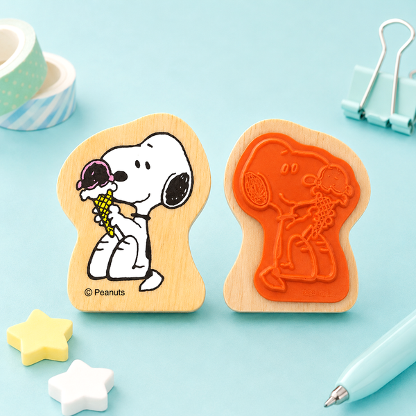 Peanuts Snoopy Wood Piece Stamps