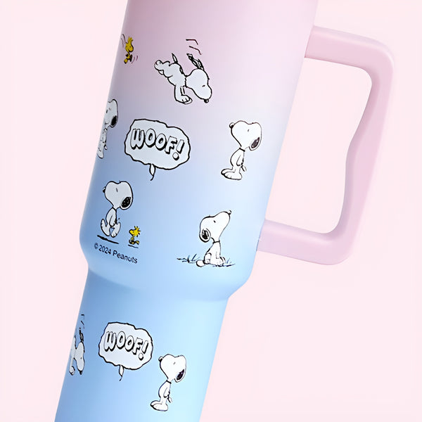 Peanuts Snoopy Woof Travel Tumbler - Limited Ombre Color