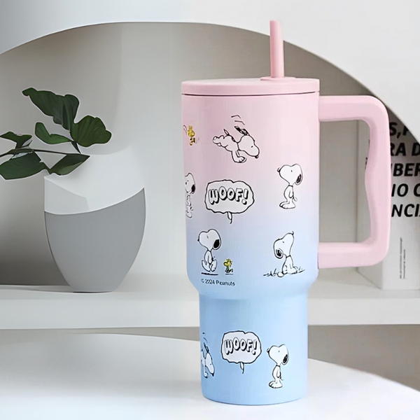 Peanuts Snoopy Woof Travel Tumbler - Limited Ombre Color