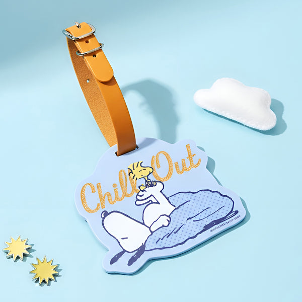 Peanuts Snoopy Acrylic Luggage Tag - Chill Series - Chill Out