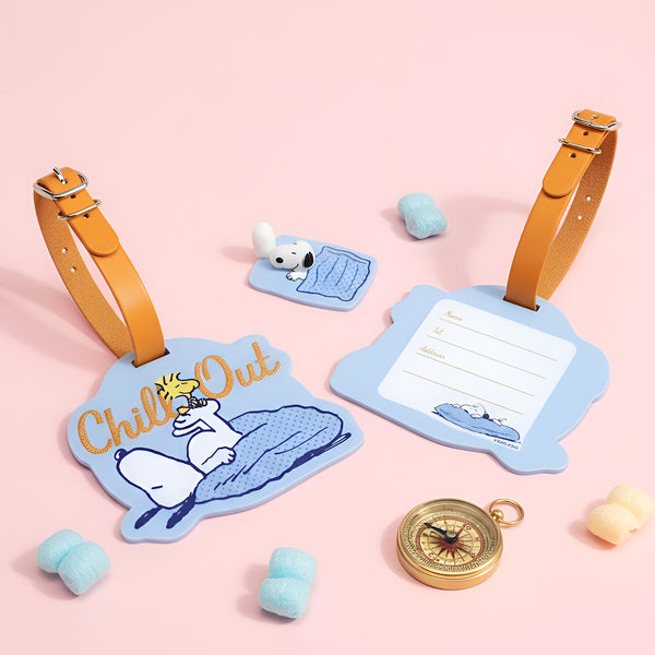 Peanuts Snoopy Acrylic Luggage Tag - Chill Series - Chill Out
