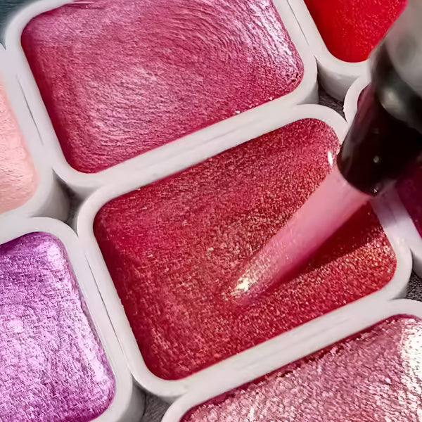 Pearlescent Dreams Watercolor Palette - 24 Color Set