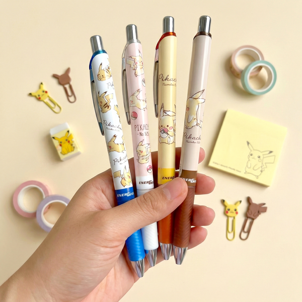 Pentel Energel Gel Pen - Pikachu Number 205 - Limited Candy Quest Collection