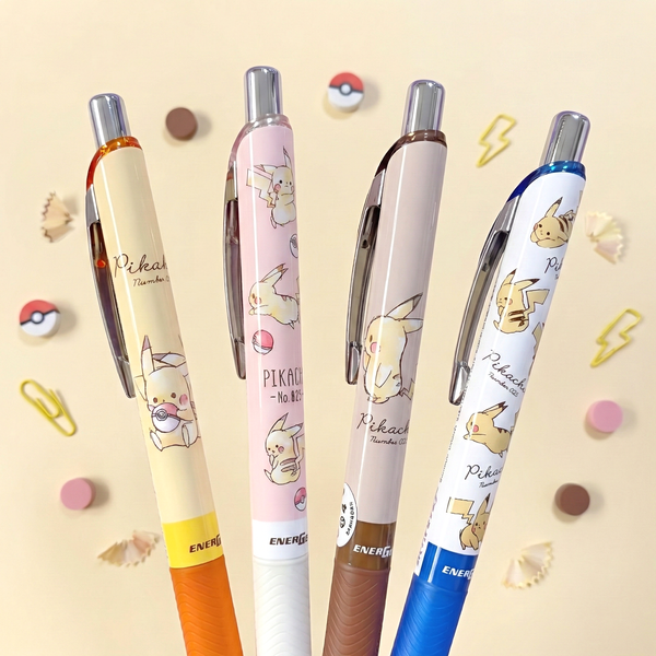 Pentel Energel Gel Pen - Pikachu Number 205 - Limited Candy Quest Collection