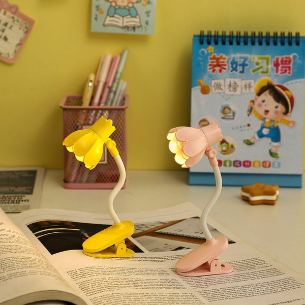 Petal Shine Mini Clip Lamp