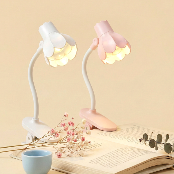 Petal Shine Mini Clip Lamp