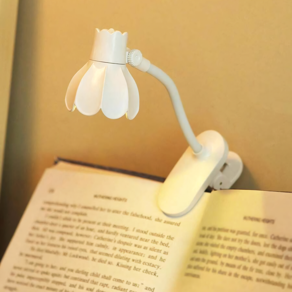 Petal Shine Mini Clip Lamp