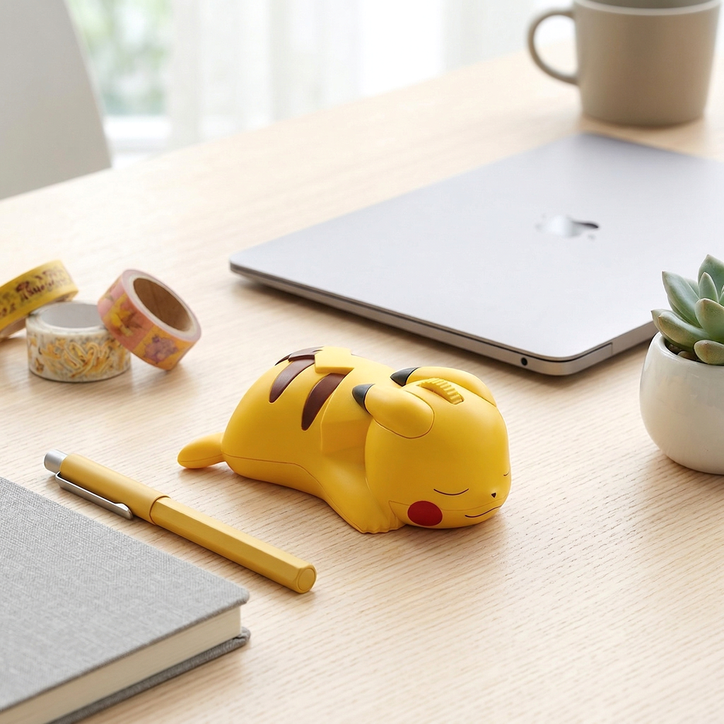 Sleeping Pikachu Desk Companion (Wireless Mouse) | Kawaii Pen Shop