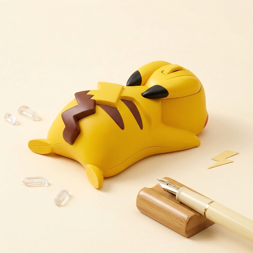 Sleeping Pikachu Desk Companion (Wireless Mouse) | Kawaii Pen Shop