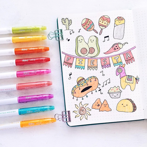 Pilot Frixion Colors Erasable Marker - 12 Color Set