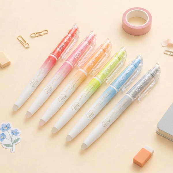 Pilot Frixion Natural Color Erasable Highlighters | Kawaii Pen Shop