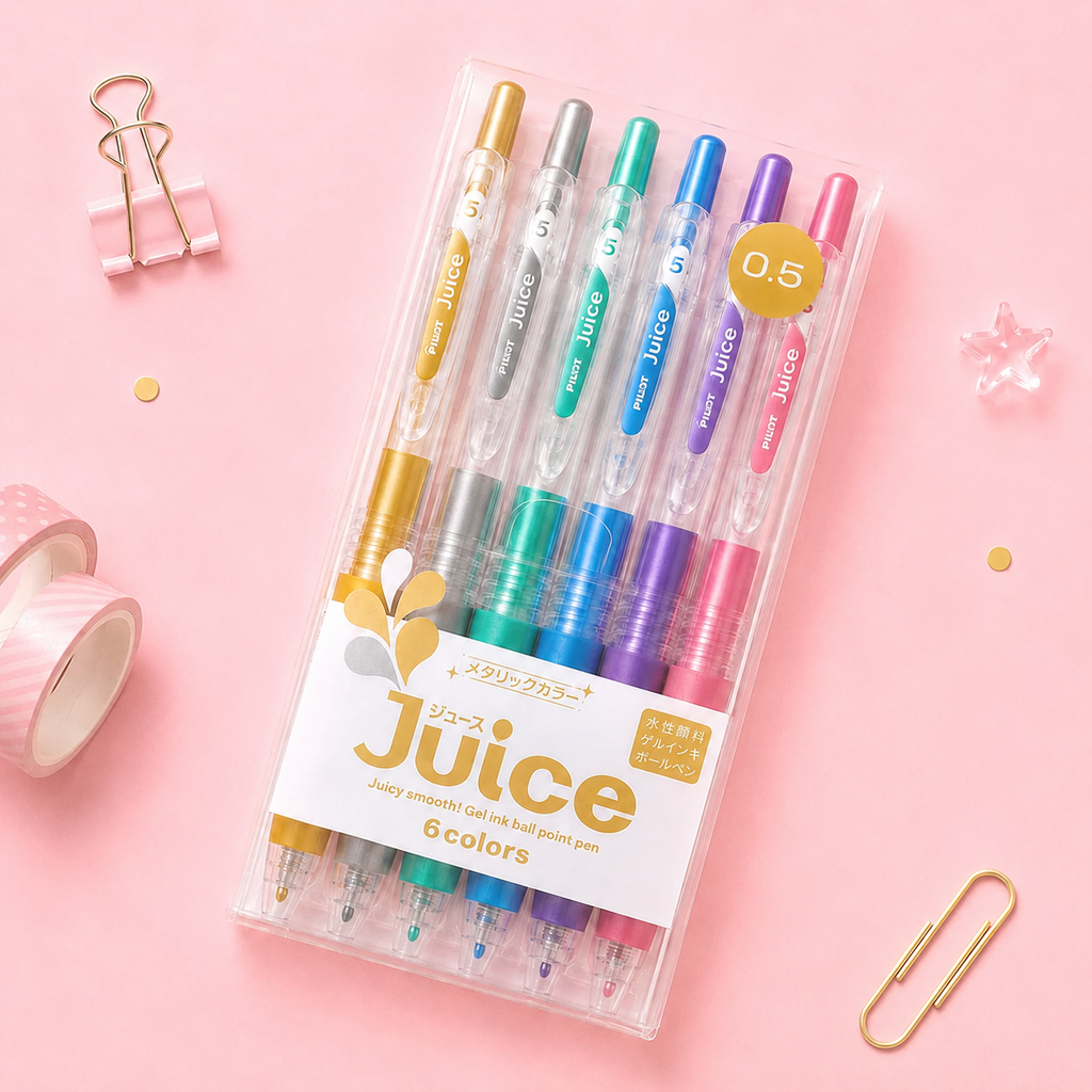 Pilot Juice Gel Pens - Metallic - Set of 6