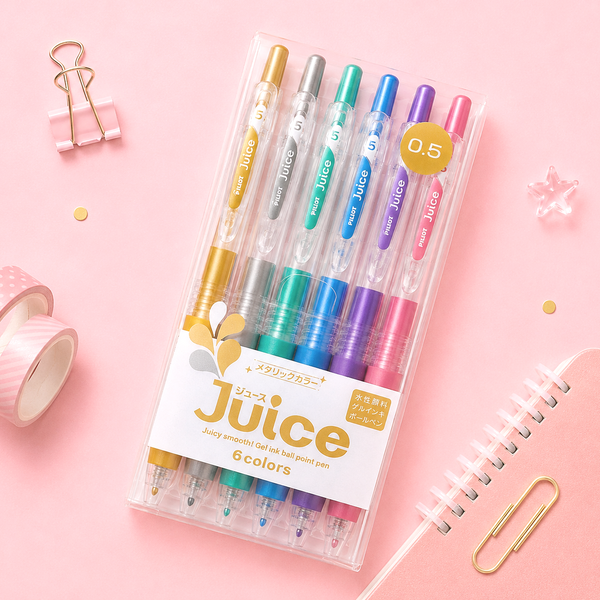 Pilot Juice Gel Pens - Metallic - Set of 6