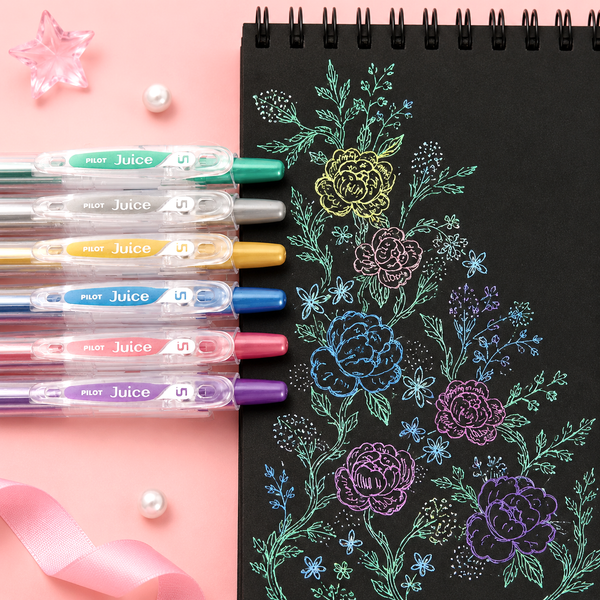 Pilot Juice Gel Pens - Metallic - Set of 6
