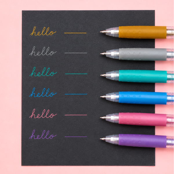 Pilot Juice Gel Pens - Metallic - Set of 6