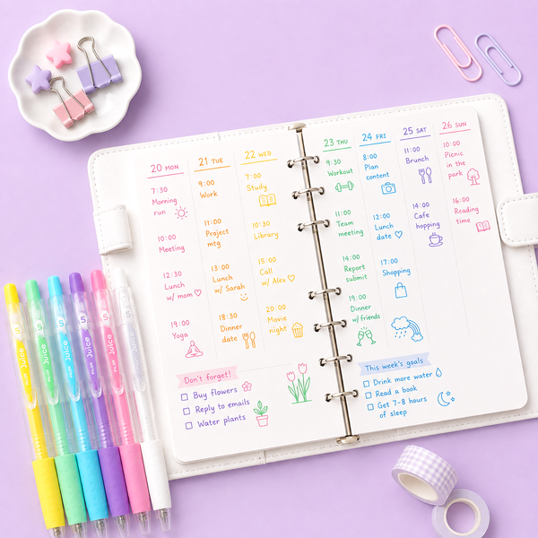 Pilot Juice Gel Pens - Pastel - Set of 6