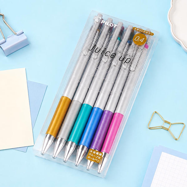 Pilot Juice Up Gel Pen - Metallic - 6 Color set