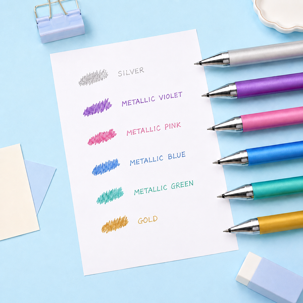 Pilot Juice Up Gel Pen - Metallic - 6 Color set