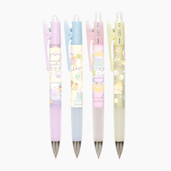 Pilot OPT Sumikko Gurashi Mechanical Pencil and Pen - Limited Spring Edition