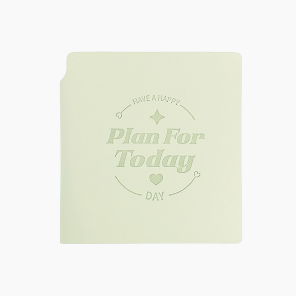Plan For Today Square Pocket Planner + Pen