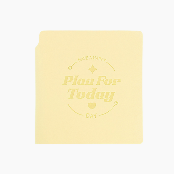 Plan For Today Square Pocket Planner + Pen