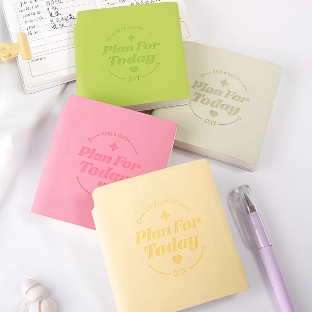 Plan For Today Square Pocket Planner + Pen