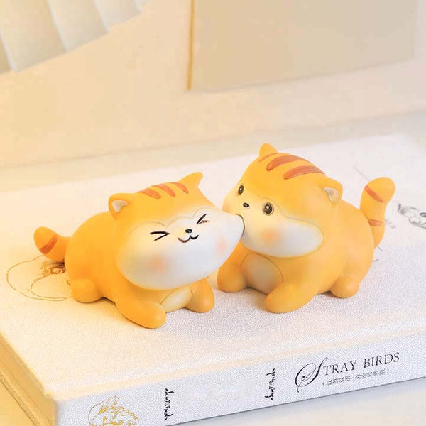 Playful Mini Tiger Figures