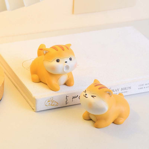 Playful Mini Tiger Figures