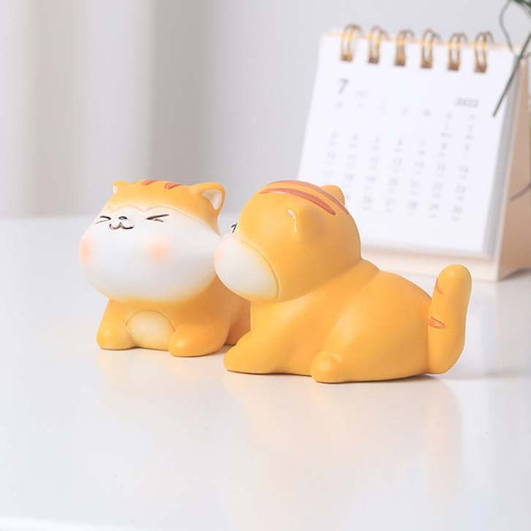 Playful Mini Tiger Figures