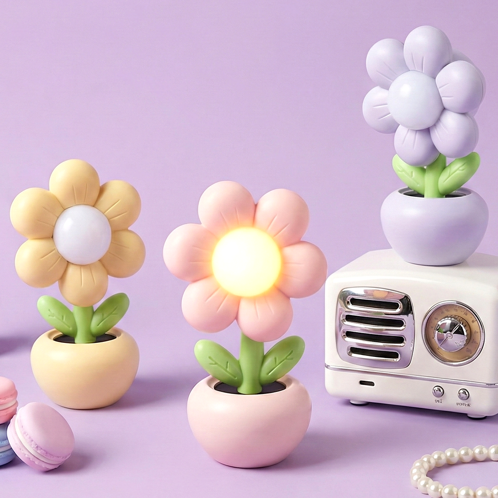Playful Pop Flower Lamp