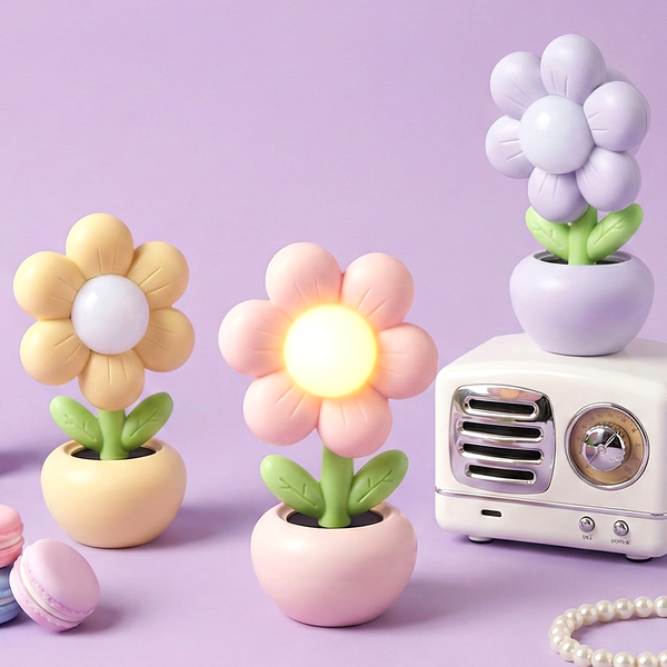 Playful Pop Flower Lamp