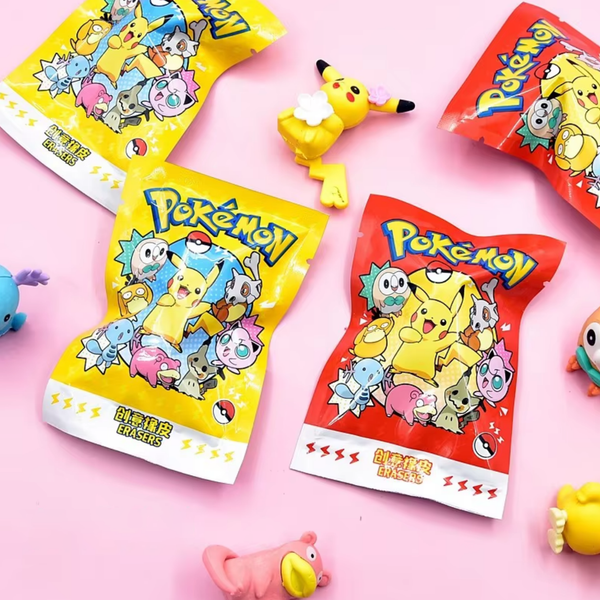 Pokémon Figure Eraser - Surprise Pack - Limited Candy Quest Collection - PRE-ORDER