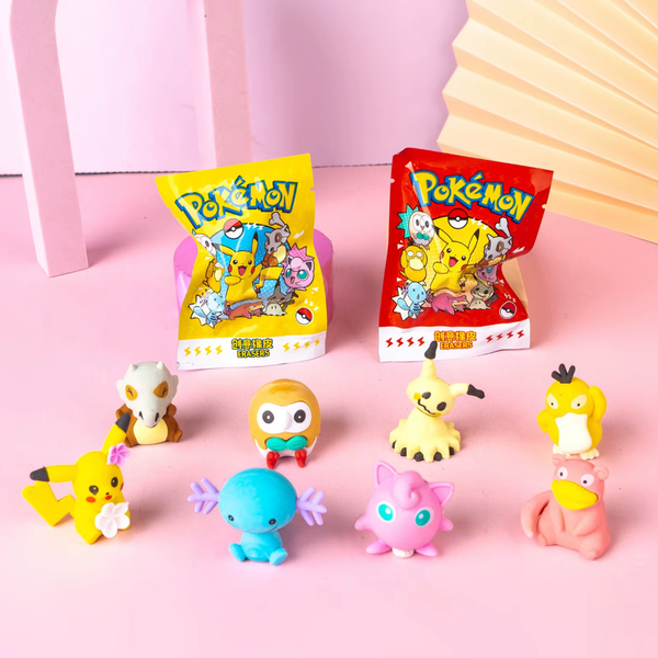 Pokémon Figure Eraser - Surprise Pack - Limited Candy Quest Collection - PRE-ORDER