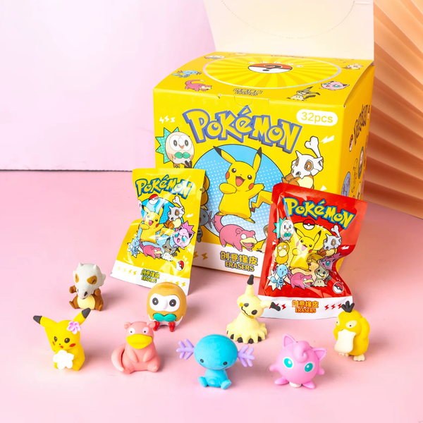 Pokémon Figure Eraser - Surprise Pack - Limited Candy Quest Collection - PRE-ORDER