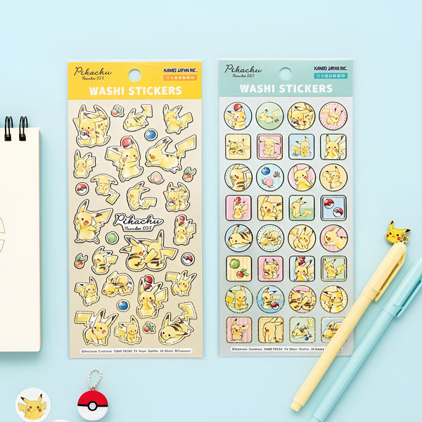 Pokemon Pikachu Number 025 Stickers