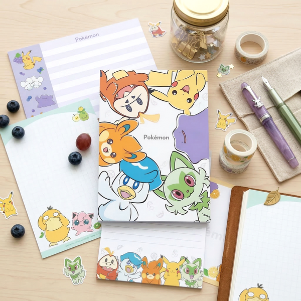 Pokemon Pocket Monsters Large Notepad - Limited Edition - White