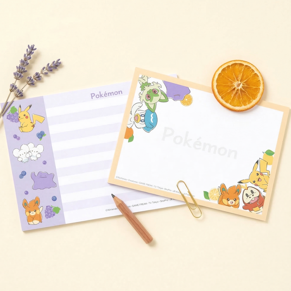 Pokemon Pocket Monsters Large Notepad - Limited Edition - White