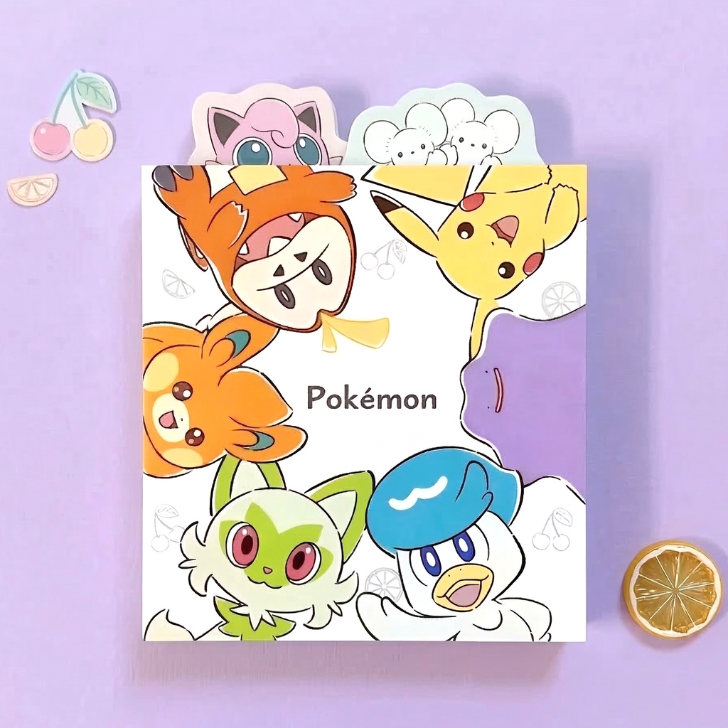 Pokemon Pocket Monsters Sticky Notes - Limited Edition - White