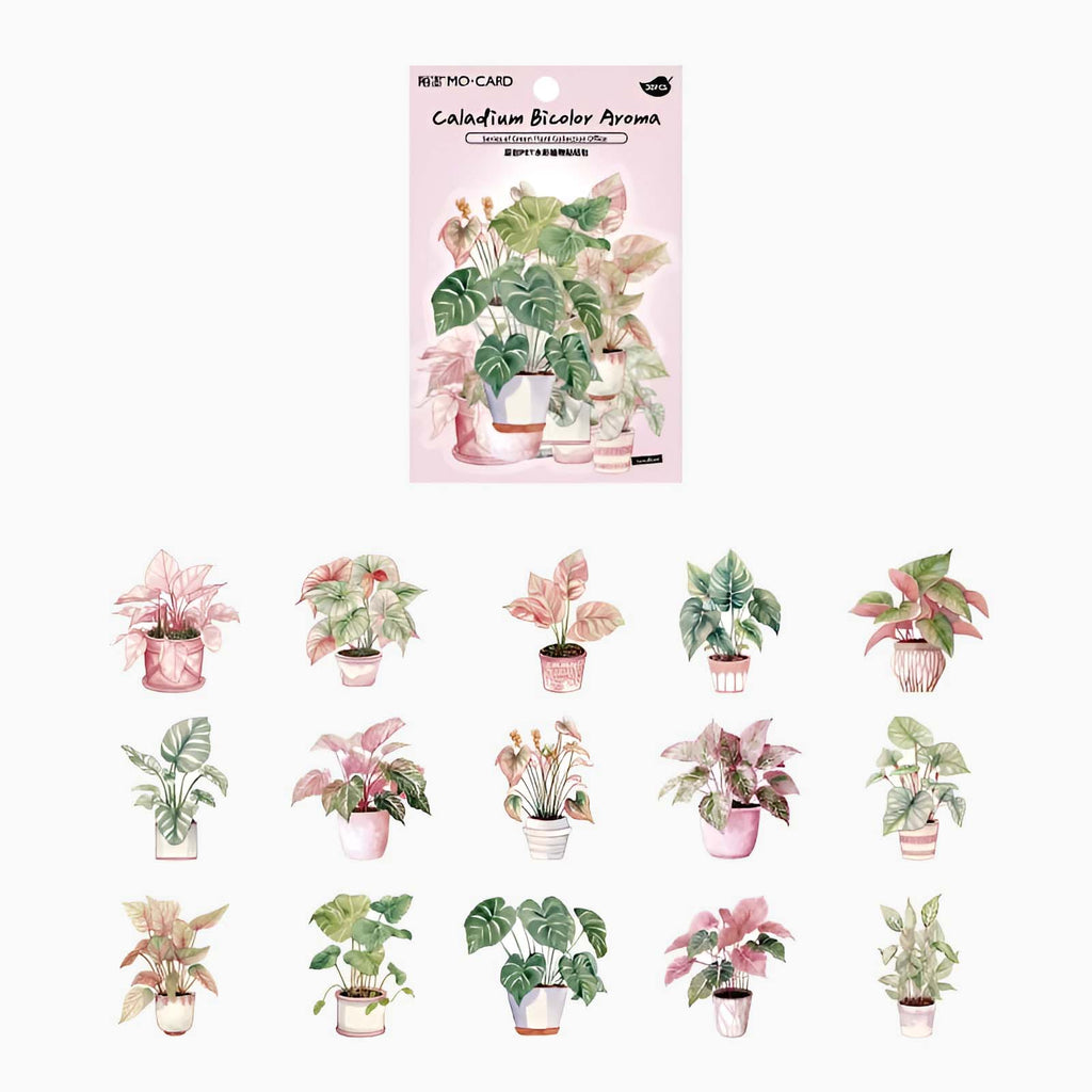 plant pot stickers Potted Plant Stickers