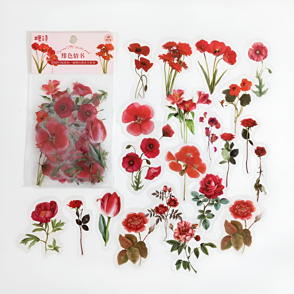 Pressed Flower Garden Stickers (8 types)