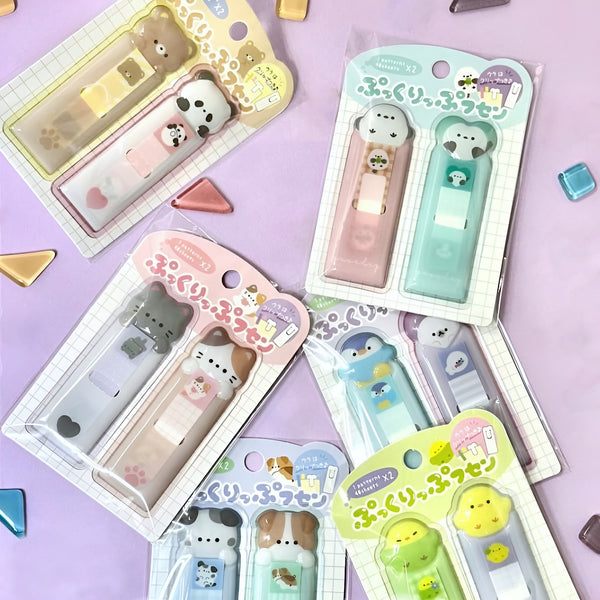 Pukkuri Fusen Puffy Clip Index Sticky Notes