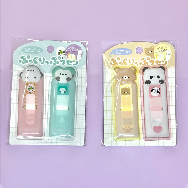Pukkuri Fusen Puffy Clip Index Sticky Notes