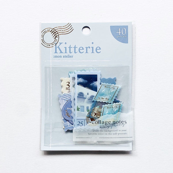 Q-Lia Kitterie Mon Atelier Stickers - Blue