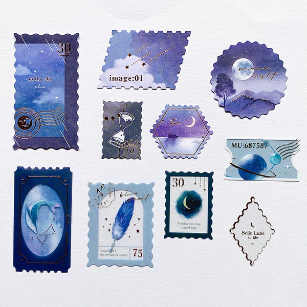 Q-Lia Kitterie Mon Atelier Stickers - Dark Blue