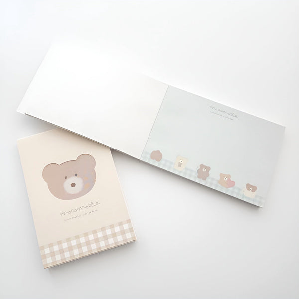 Q-Lia Moko Mocha Memo Pad - Beige