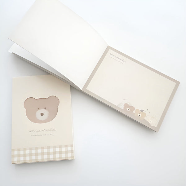 Q-Lia Moko Mocha Memo Pad - Beige