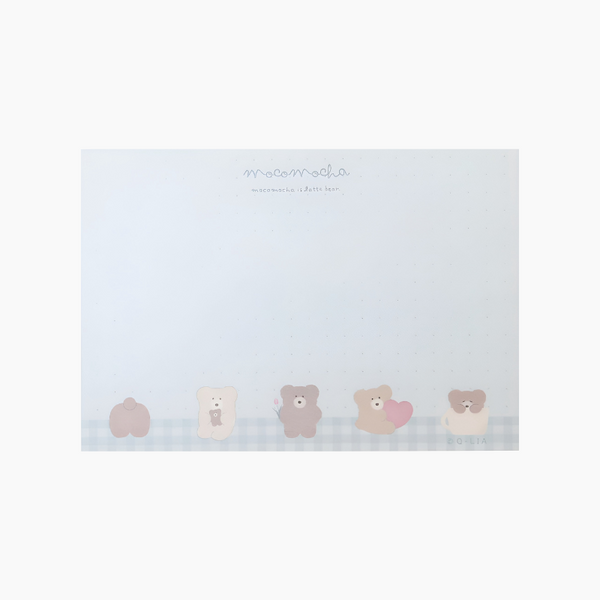 Q-Lia Moko Mocha Memo Pad - Beige